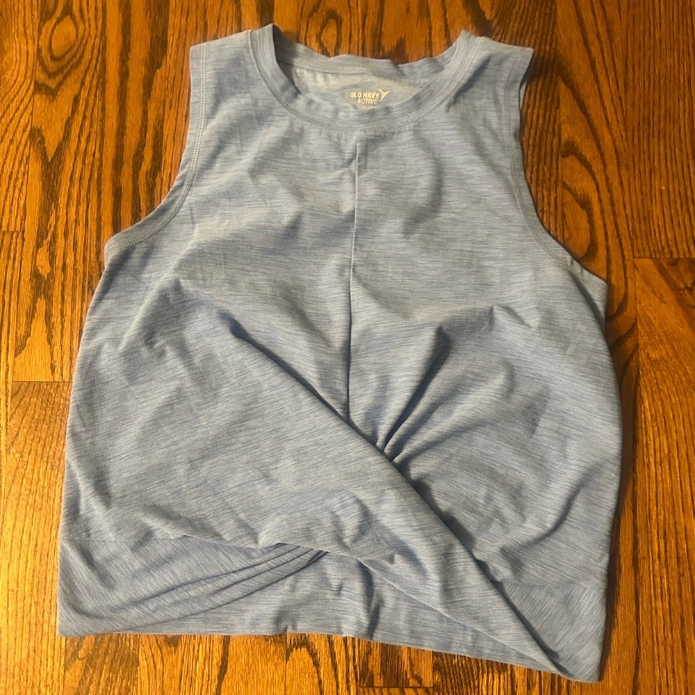 Blue Sleeveless Top